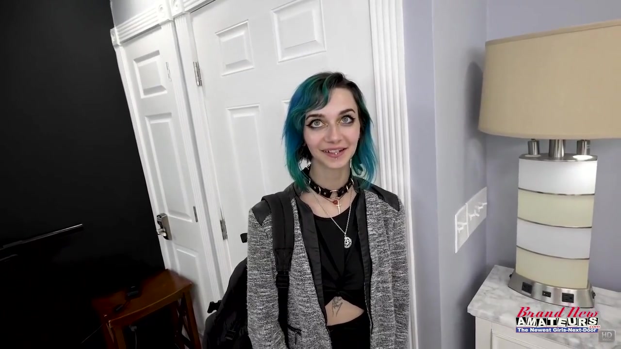 Blue Haired Inara Gets Pussy And Ass Fucked After Giving A Blowjob!