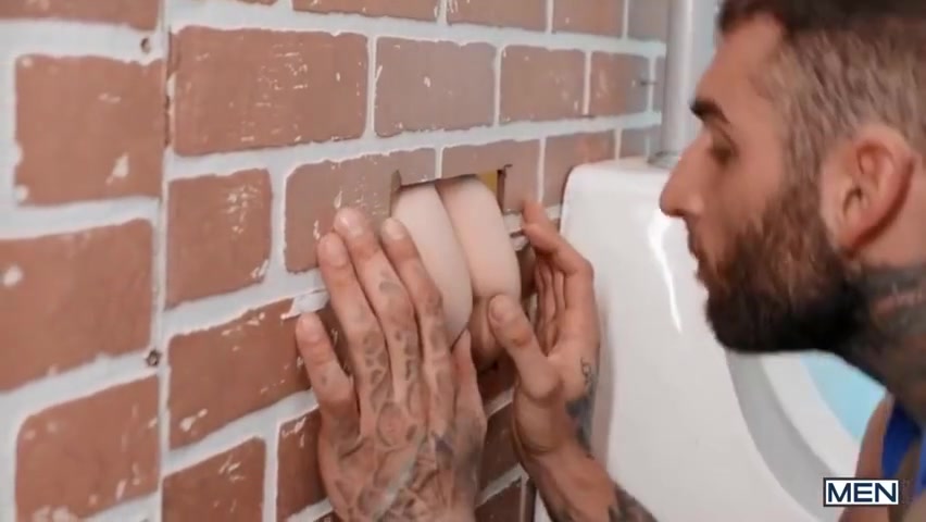 Tattooed Gloryhole Indoors - Tony D Angelo