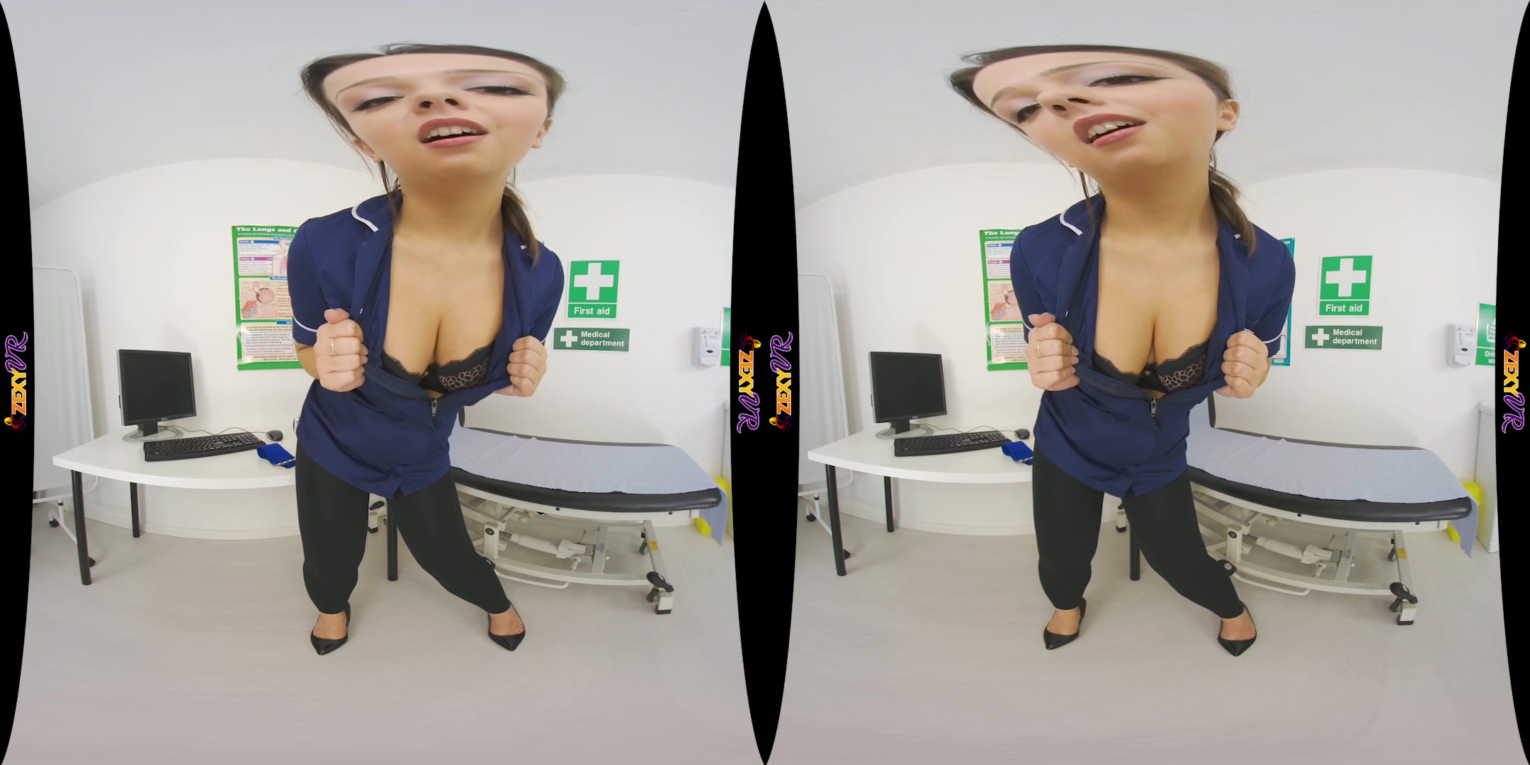 Examine My Uniform featuring Alice Katz - ZexyVR