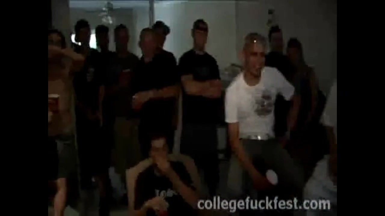 College Men have house party and have some sex shows