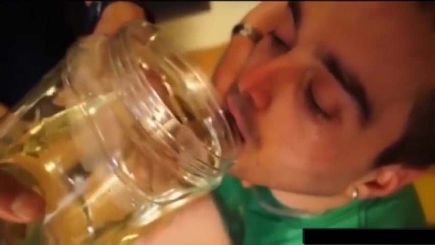 Boy Has To Drink A Bowl Of Two Piss Loads