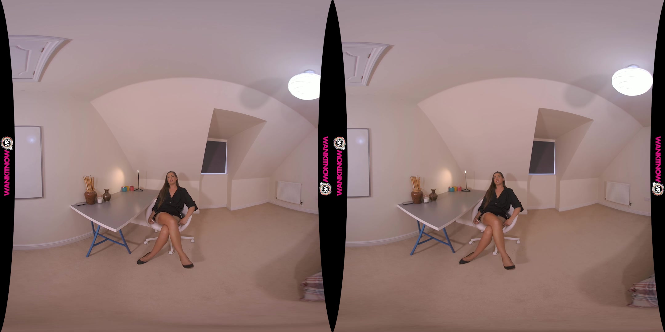 Working Hard featuring Lara Lee - WankitNowVR