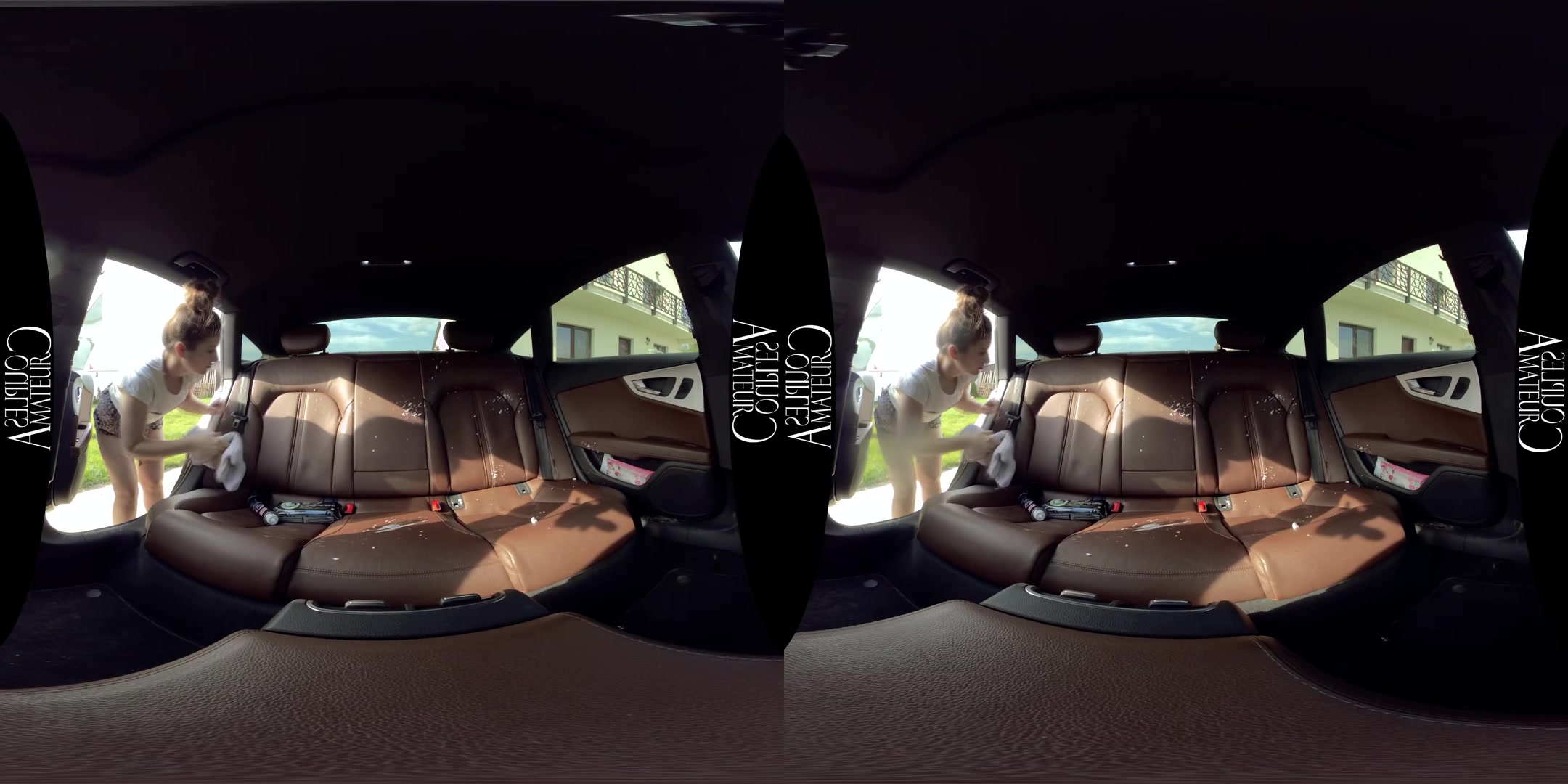 Backseat Quick Fuck - AmateurCouplesVR