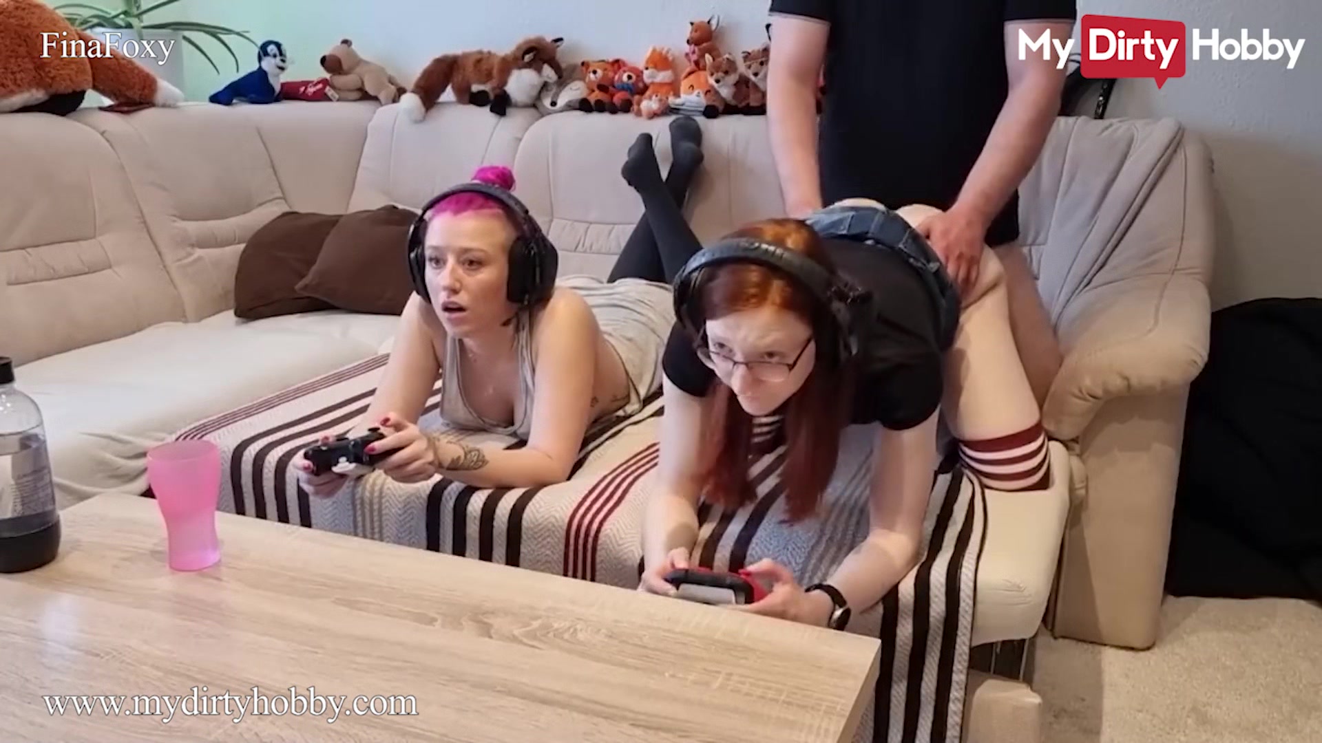 MyDirtyHobby - Charming Redhead FinaFoxy Gets On Her Knees