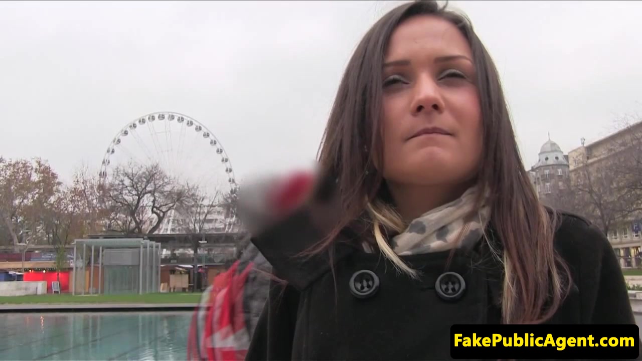 Pulled euro teen 18+ fucked in public stairway