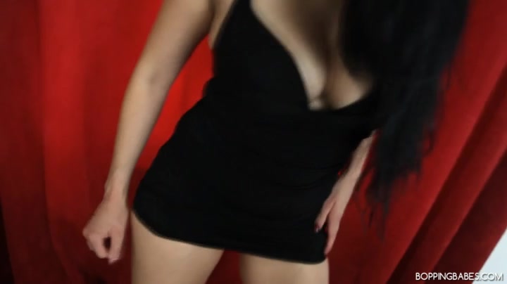 Sophia Delane - Black Dress Big Boobs - BoppingBabes