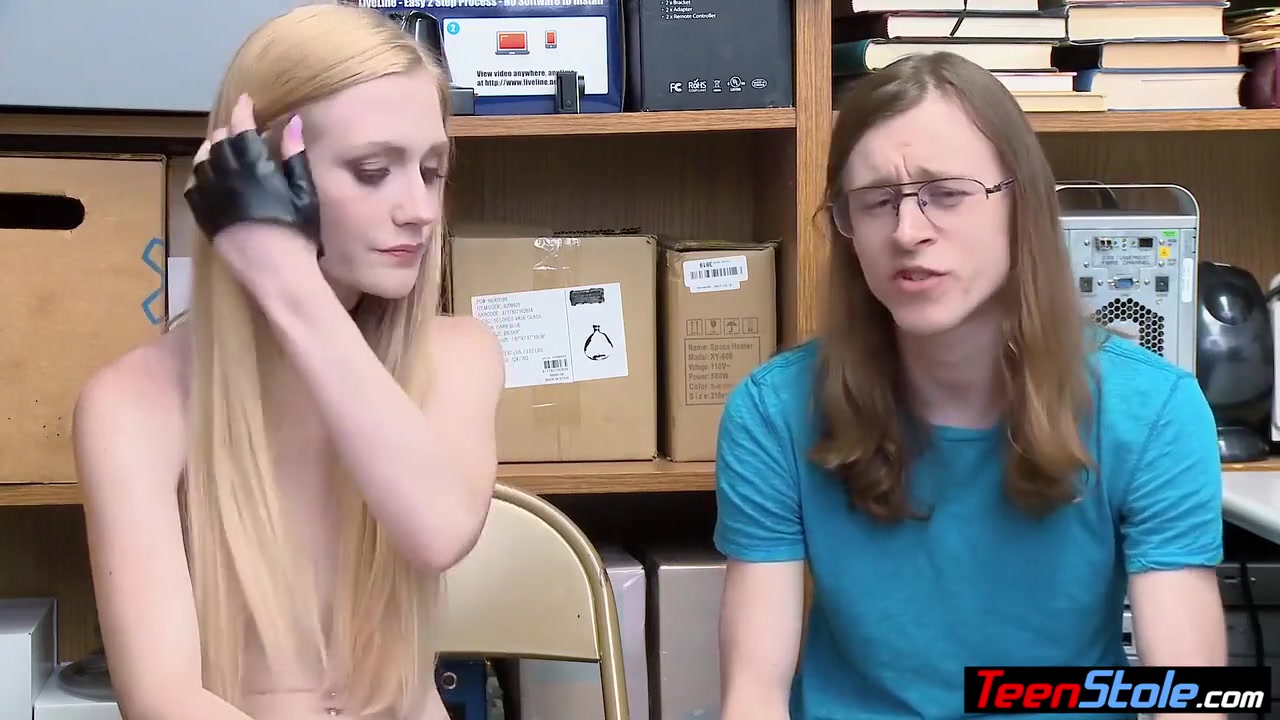 Blonde teen 18+ Thief Fucked By A Officer Next To Her Stepbro With Emma Starletto