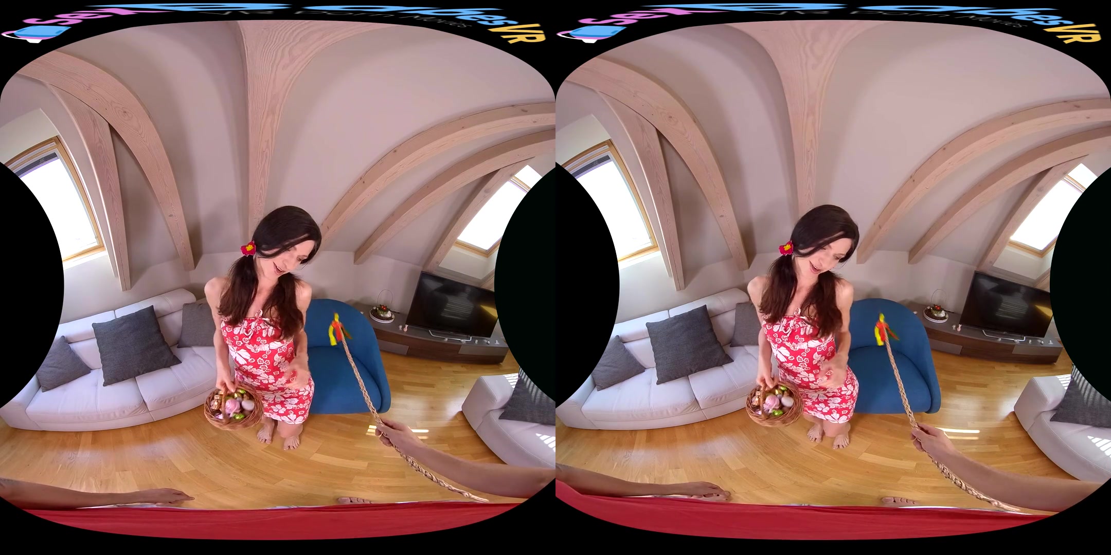 Greta A in Easter Egg Hunt - SexBabesVR