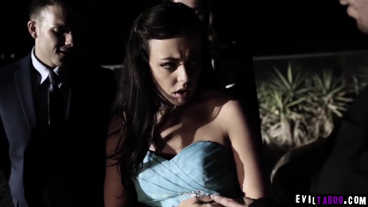 Naive teen 18+ Gets An Orgy Before Prom Night