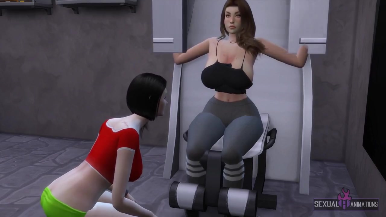 Trainer Gets Fucked By Big Fit Girl - Sexual Hot Animations