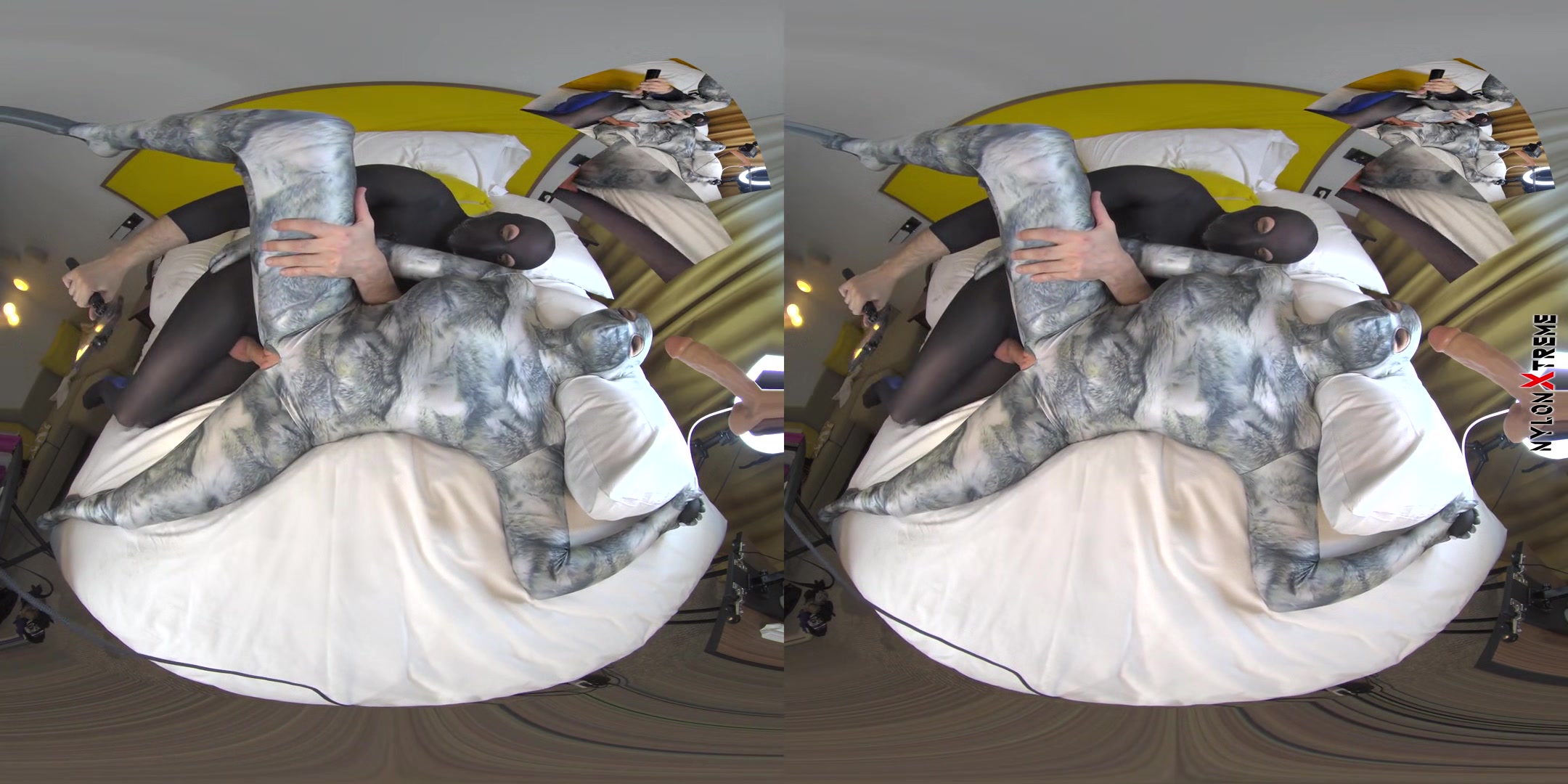Nora Fox Wolf Zentai Encasement Machine
