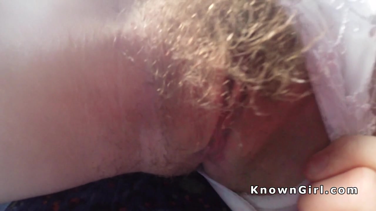 Hairy pussy redhead teen 18+ banged on the bus