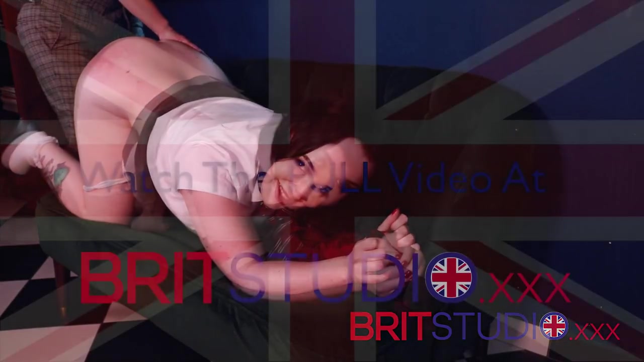 Lana Harding - British 18 Year Old In School Uniform Is Spanked By Her Teacher After School
