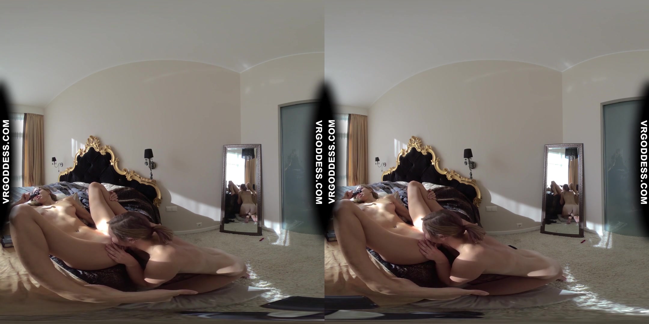 Hot Girls Blake With Miss Pussycat Behind Closed Doors Pussy Licking With Cool Mirror