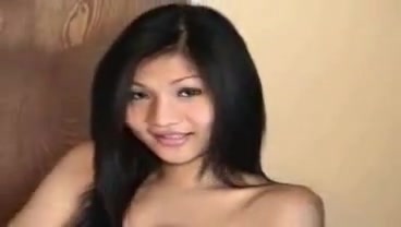 Asian busty tranny masturbation