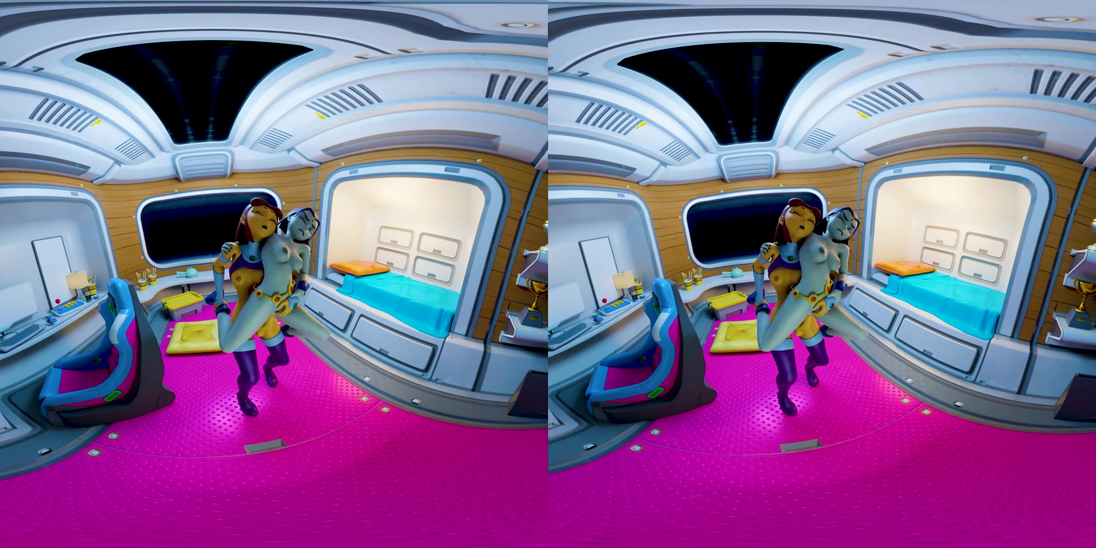 Starfuta and Raven - CGI Futanari Fantasy 3D Porn