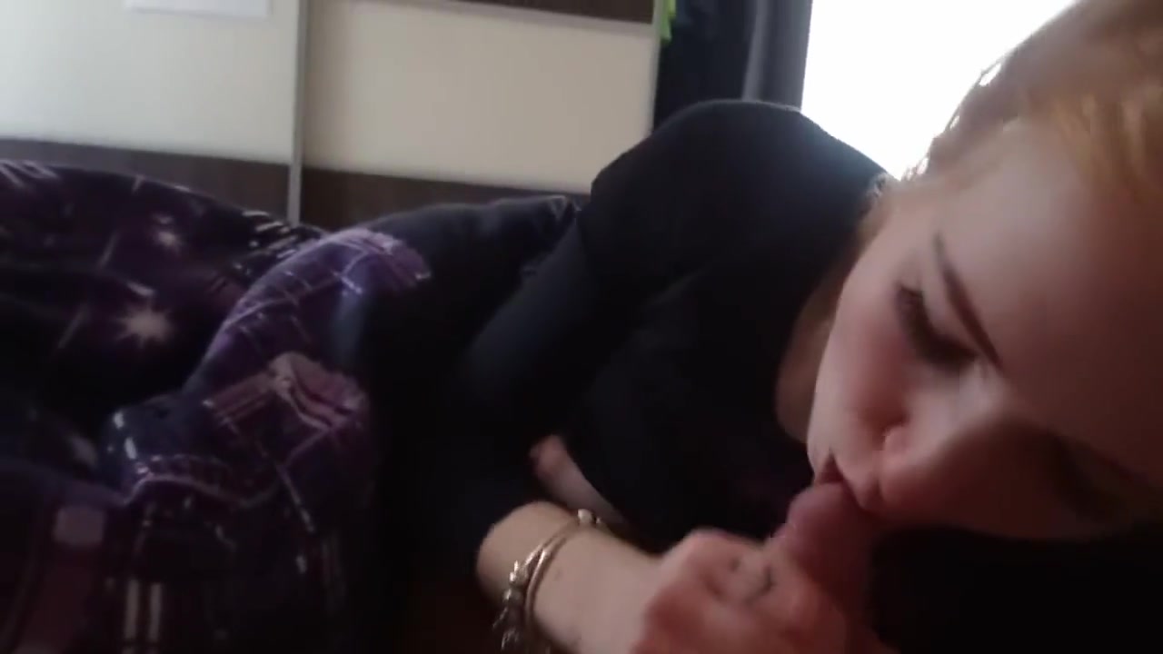Czech redhead girl Karin suck cock