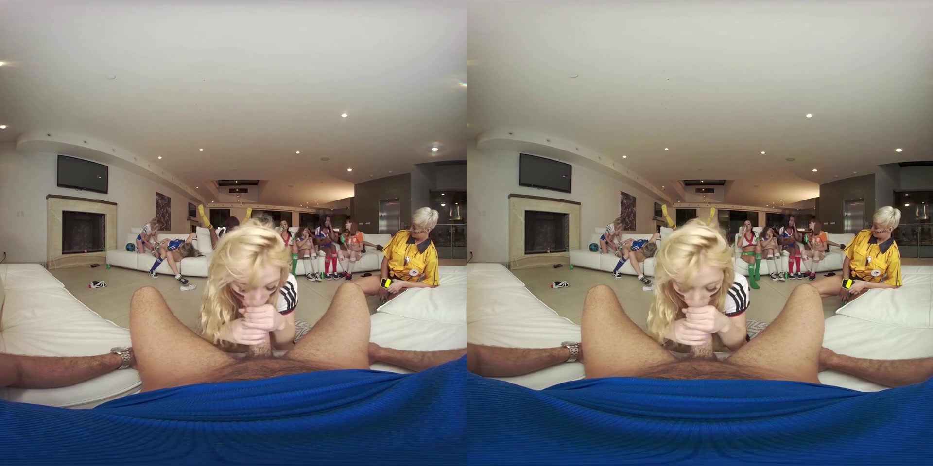 Chloe Foster & Lola Fae & Jane Wilde & Ember Snow & Alexis Avery in VRB World Cup 2018 VR Porn Video - VRBangers