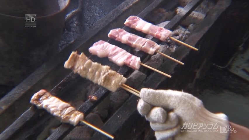 Yumemi Akubi, Kanou Hitomi Naughty Yakitori restaurant - Caribbeancom