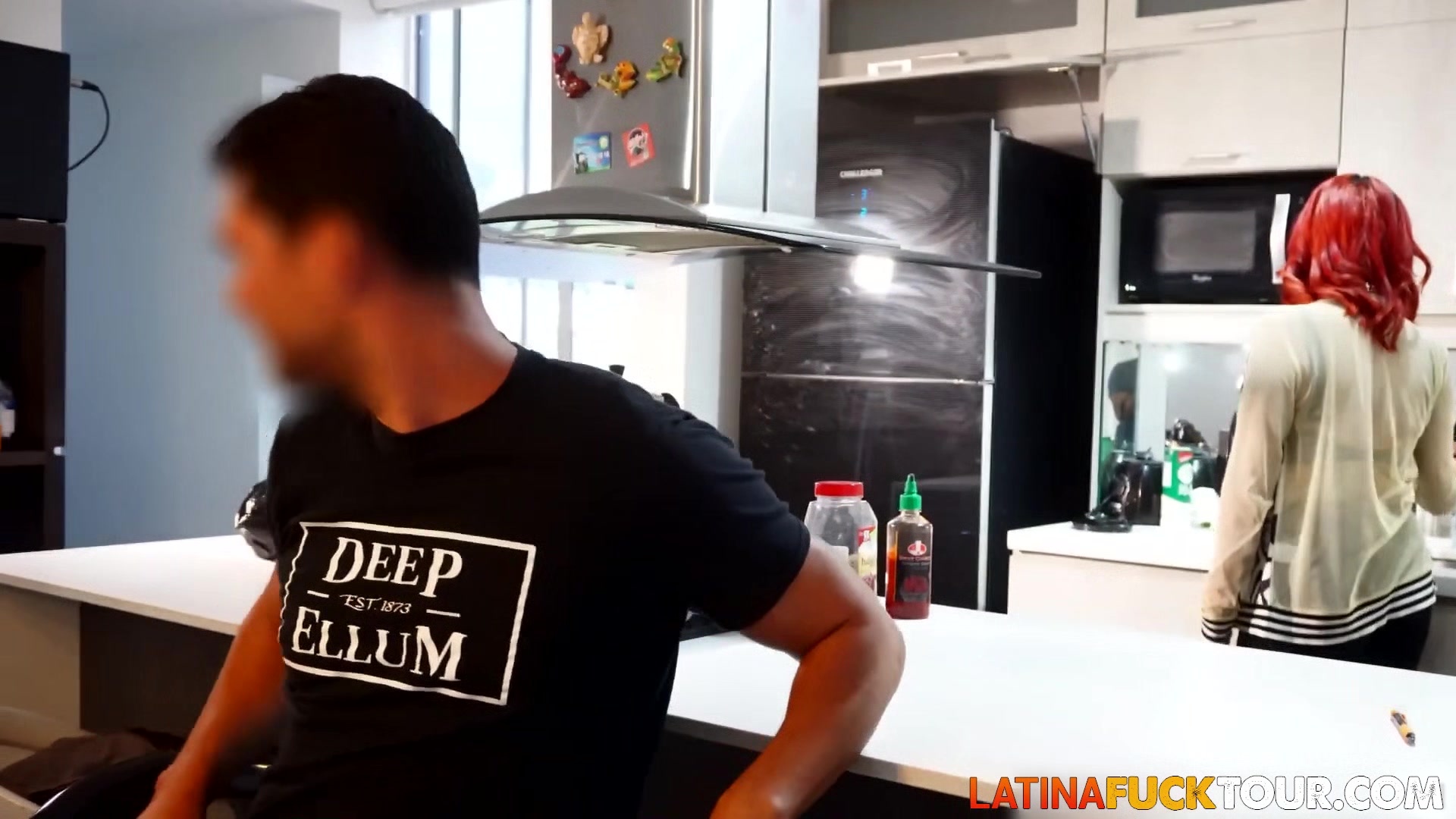 Submissive Latina teen 18+ Gives Control to Older Guy