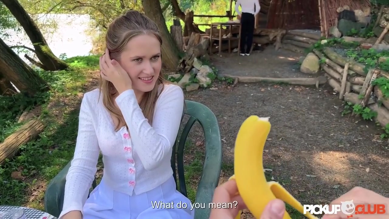 Pickupclub - Perky Goes On A Blind Date To An Outdoor Riverside Cafe - Charlie Dean And Una Fairy