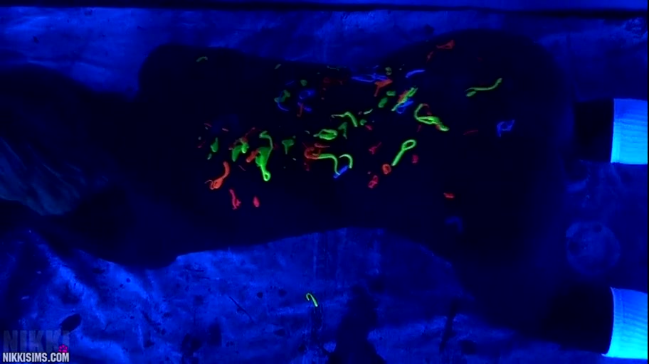 Black Light Body Paint video