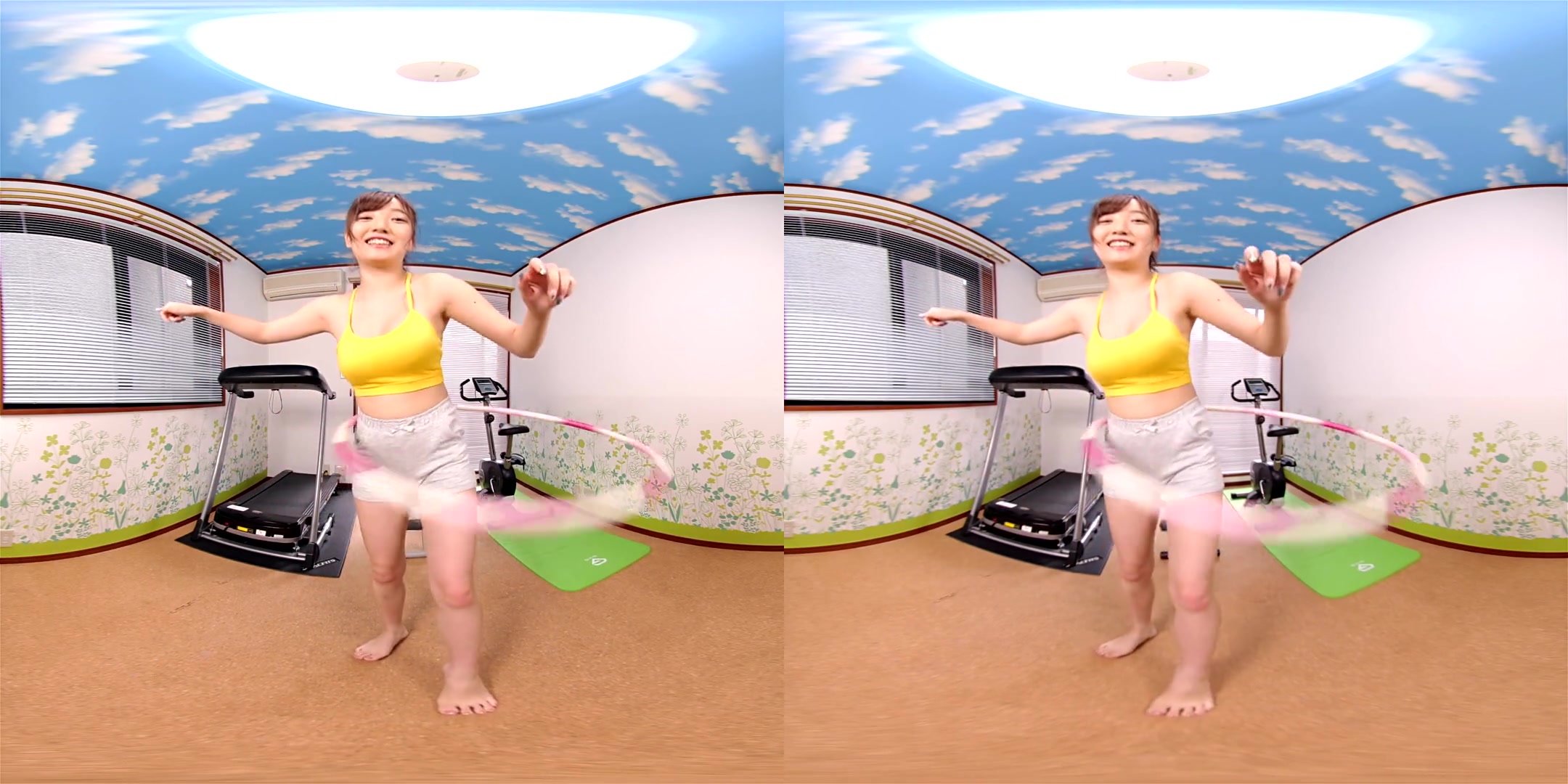Stop! Look! Listen! Keika - Asian teen 18+ Bikini Workout