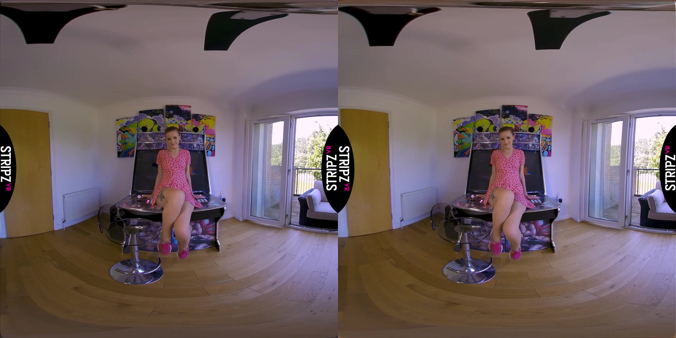 Playtime - Cute Teen Babe Solo Striptease - SexLikeReal