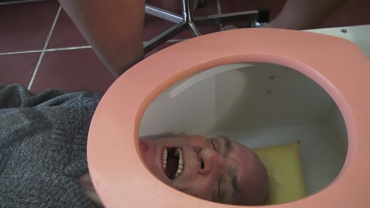 Toilet Trash for Pedicures and Spit - Madame Carla Degrades Her Old Slave as A Pedicure Slave and Spitton by Foot Girls
