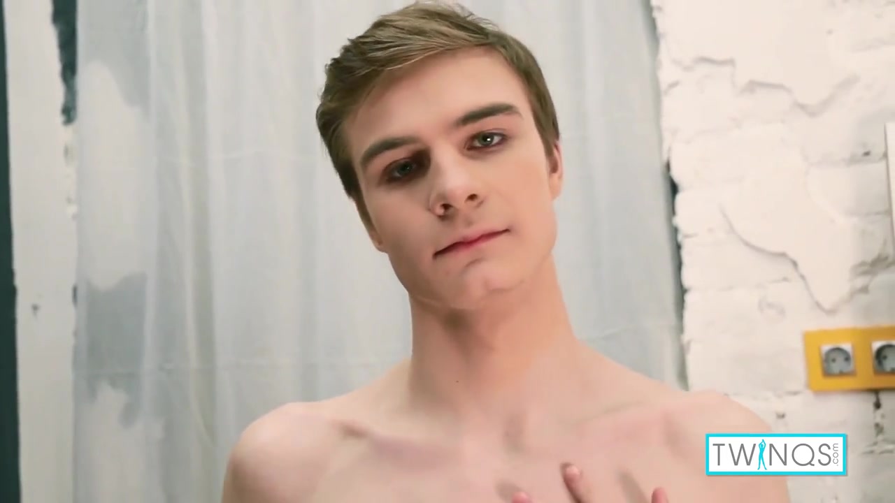 Sexy Blonde Fills His Pink Butt Hole With A Dildo! With Lucas A