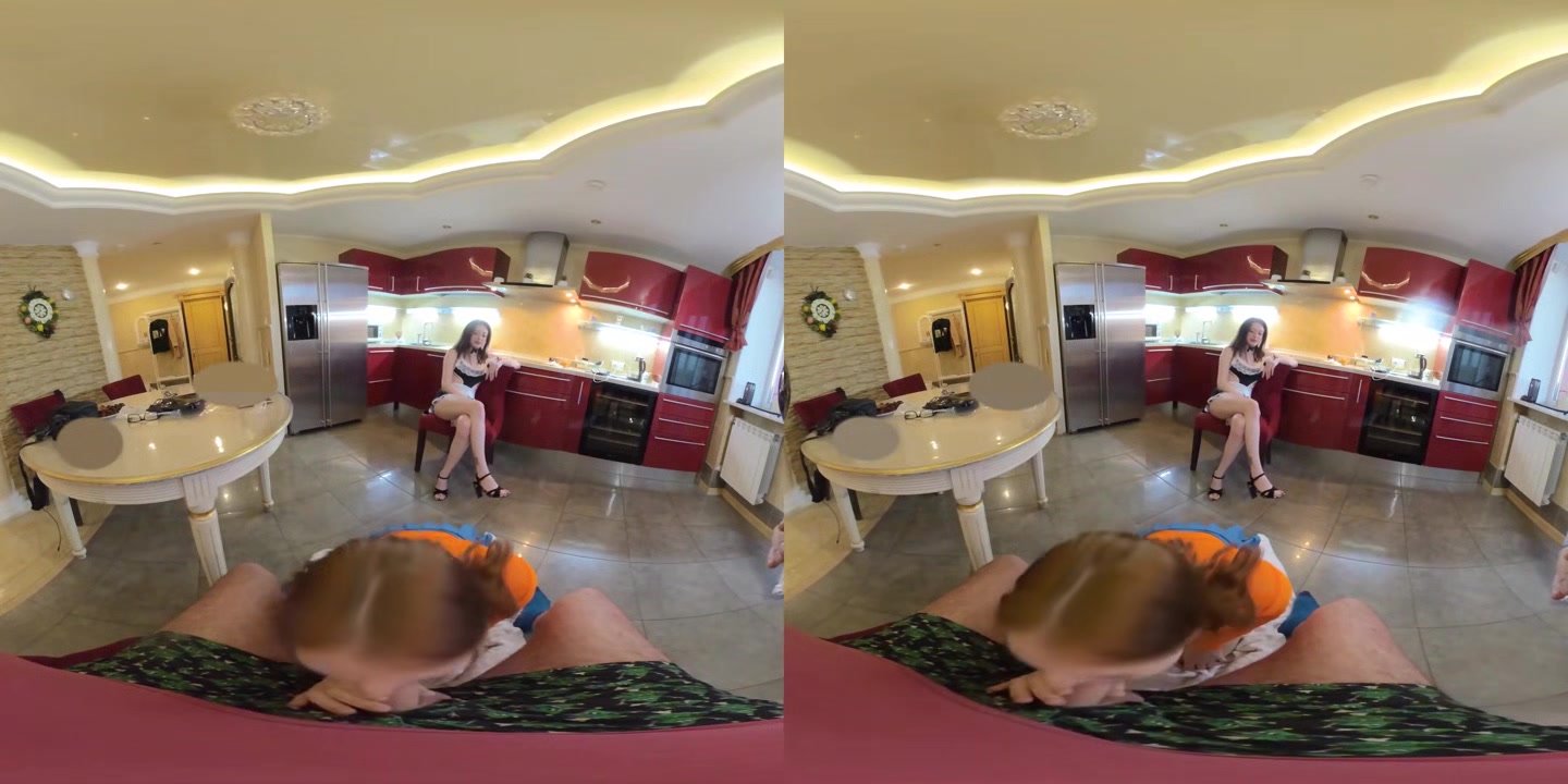 We Were Going To Do A Casting With Emma, But At That Moment My Sexy Cleaner Came, She Looked So Impressive In Her Costume That I Invited Her To Join Us - VRmodels