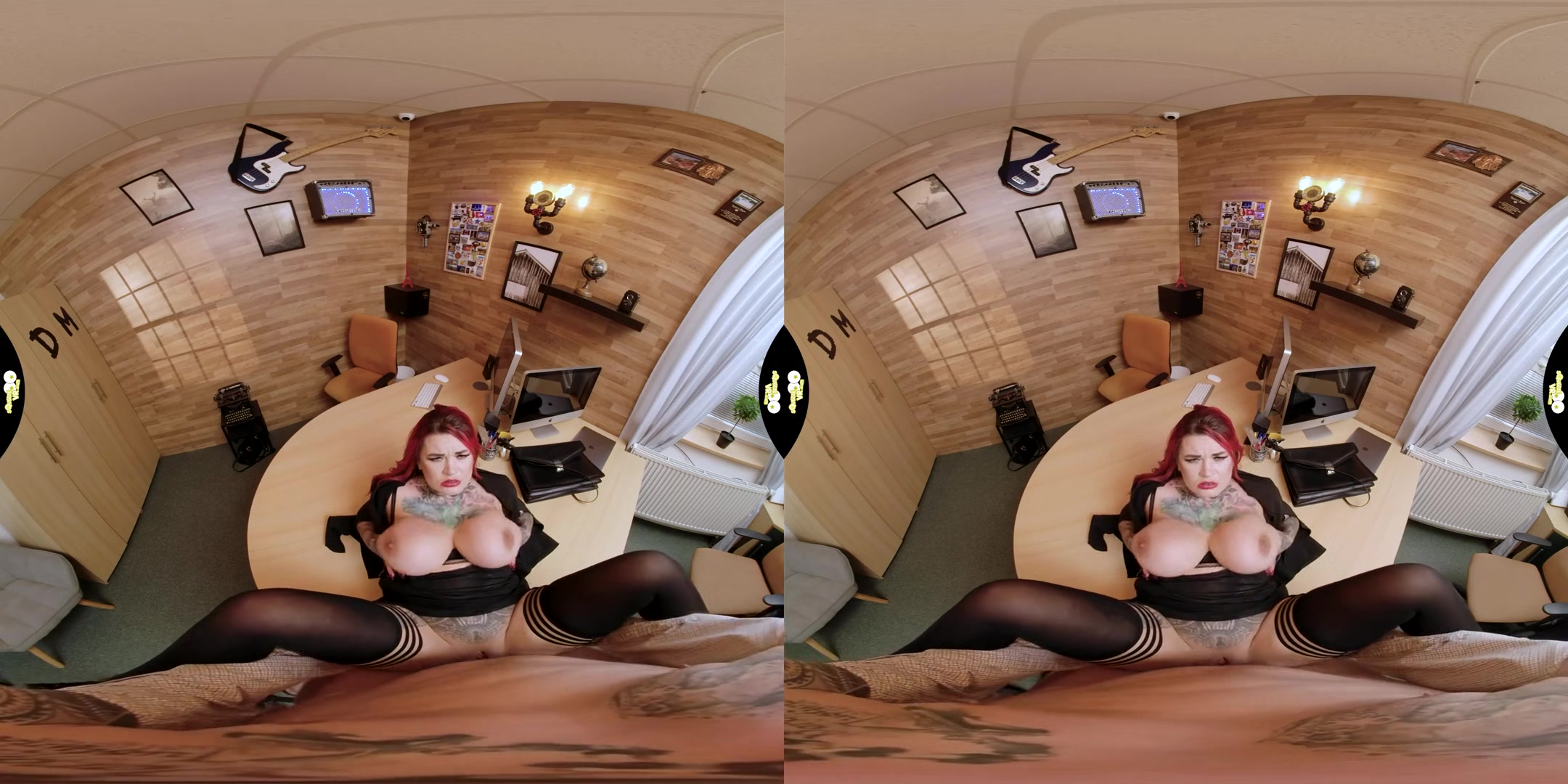 Strict Boss - Huge Tits Redhead Fucked POV at the Office
