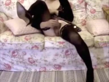 Incredible amateur shemale clip with Stockings, Solo scenes