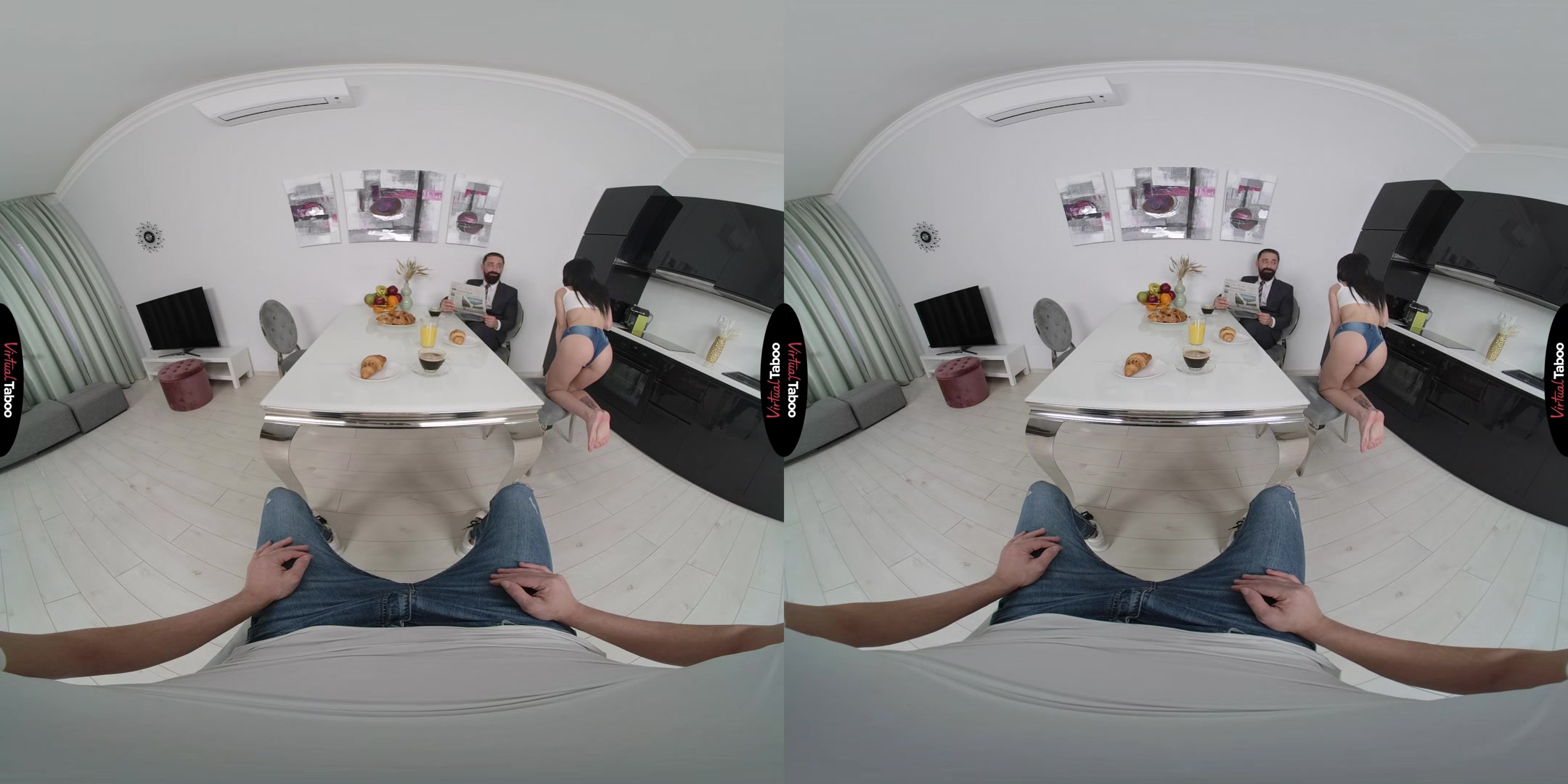Chloe Heart VR Porn: Ultimate Breakfast For Three - VirtualTaboo