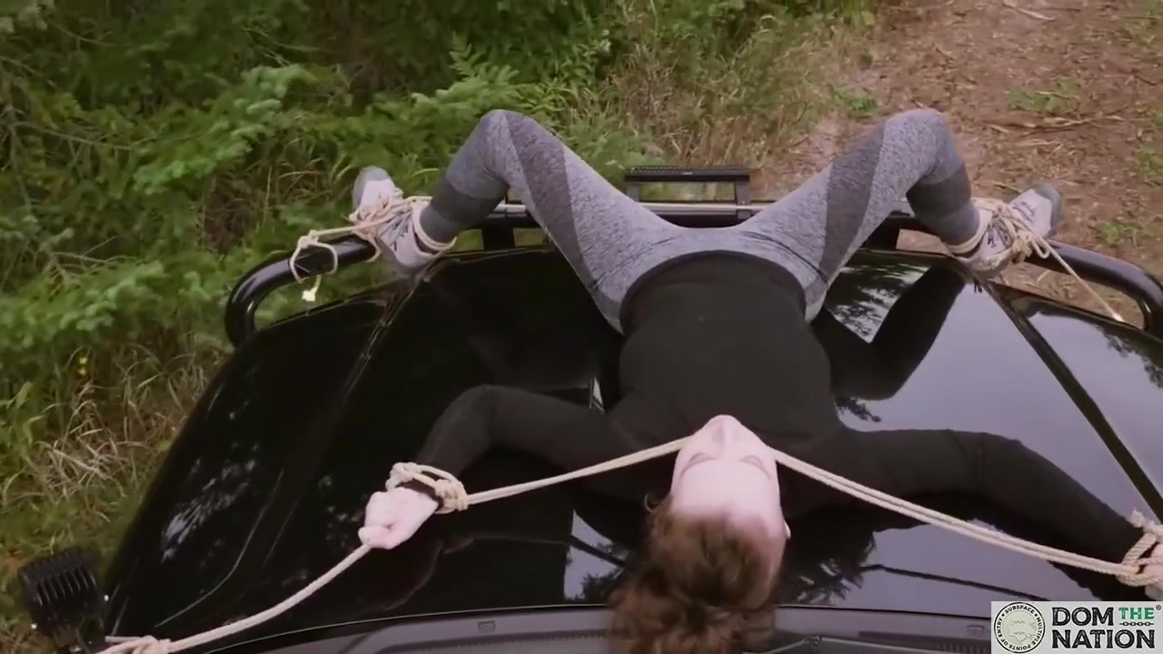 Vaginally Reamed Bdsm Beauty Goes Overlanding In The Woods