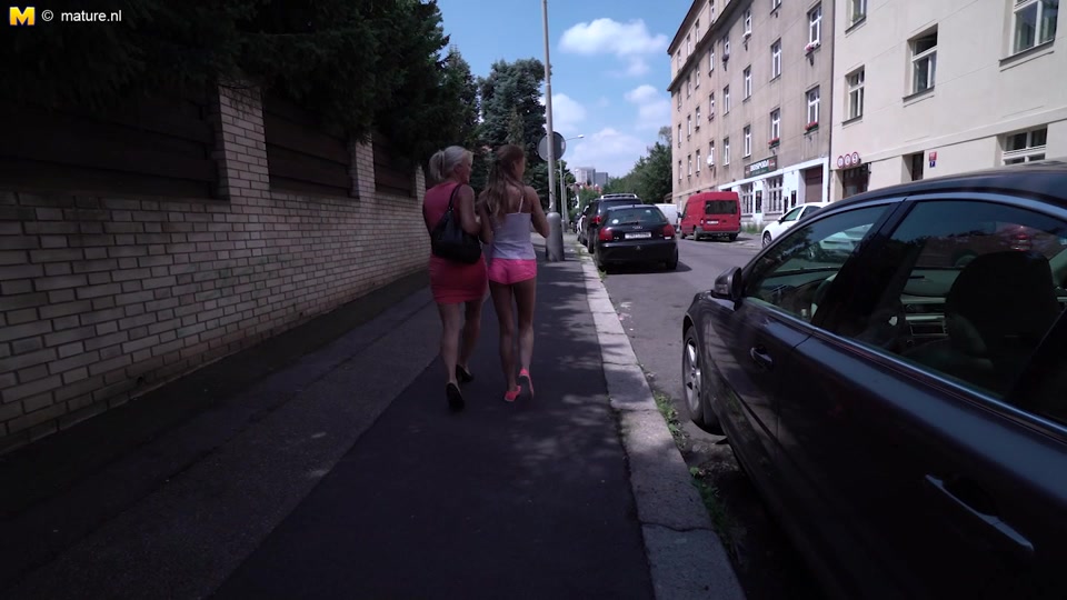 Hot Babe Gets Seduced By A Hot Lesbian Housewife - MatureNL