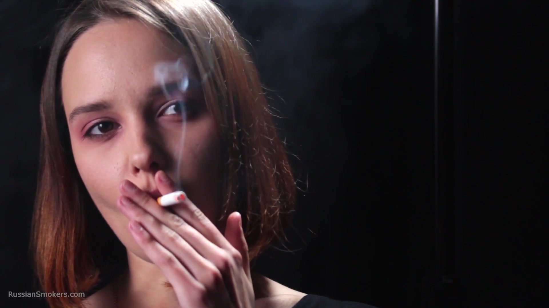 Dasha Is Smoking In The Studio
