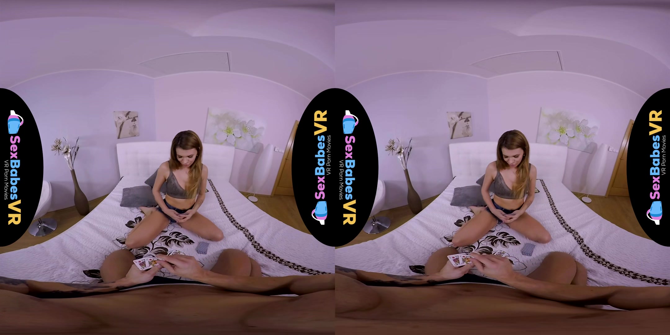 Strip Poker - Pov Brunette - Sexbabesvr - Sexlikereal