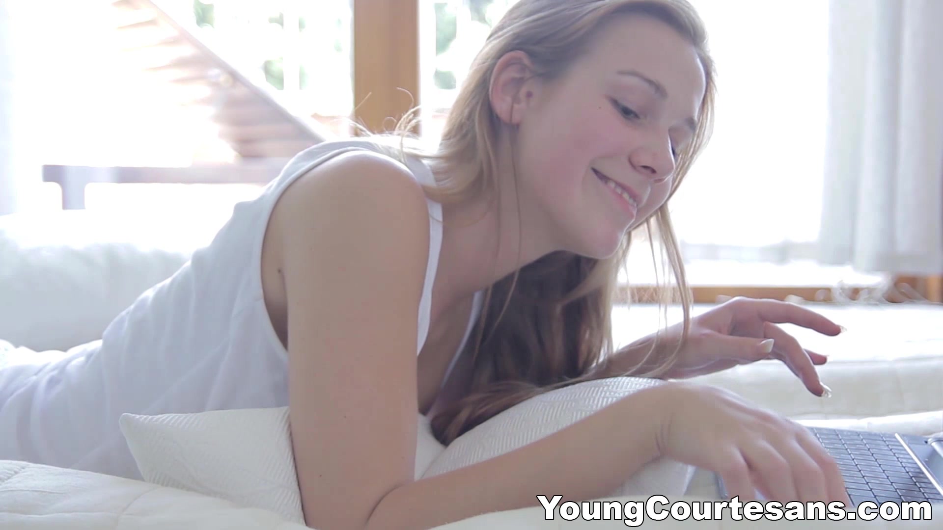Young Courtesans - Perky teen 18+ tries sex dating for cash