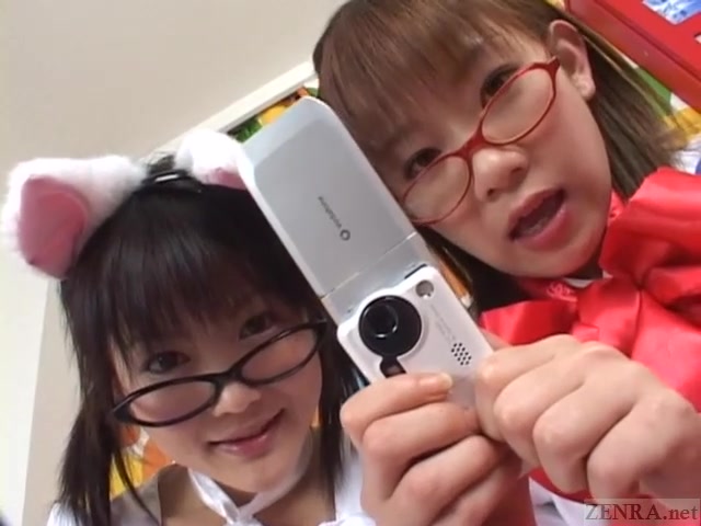 Subtitled Japanese cosplay virtual masturbation support