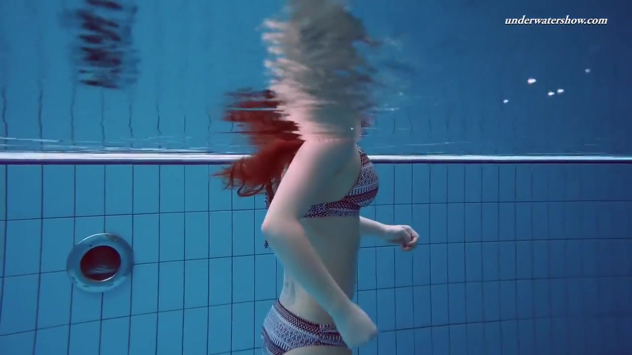 Big Tits Teenie Liza Bubarek Swimming Naked In The Pool