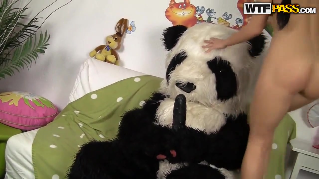 Horny curve Danaya fucks with passionate panda
