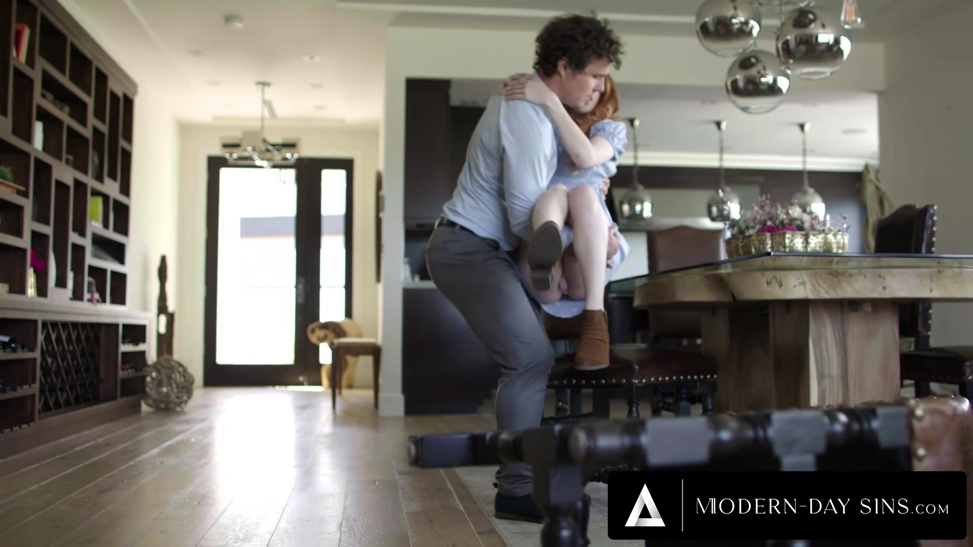 MODERN-DAY SINS - Petite teen 18+ Madi Collins Lets Her Step***'s Boyfriend CUM IN HER MOUTH!