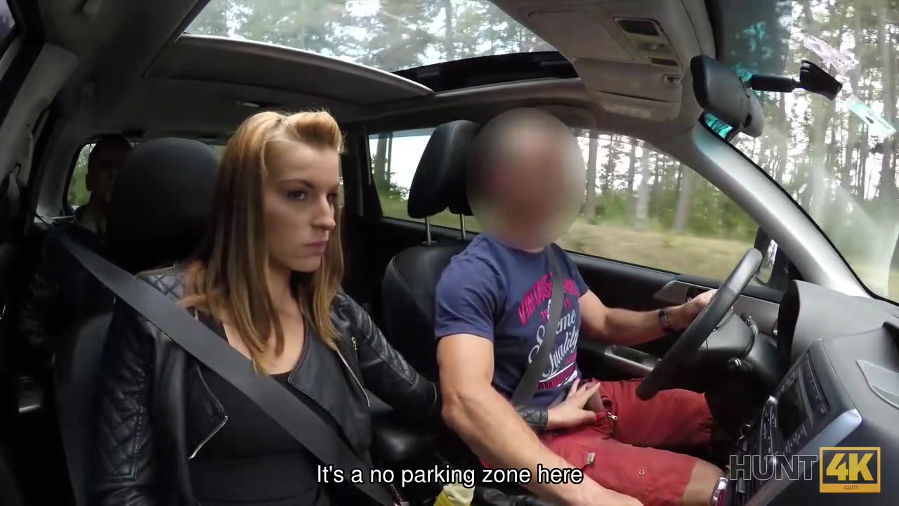 HUNT4K. Beauty fucked hard in car while BF received stack of cash