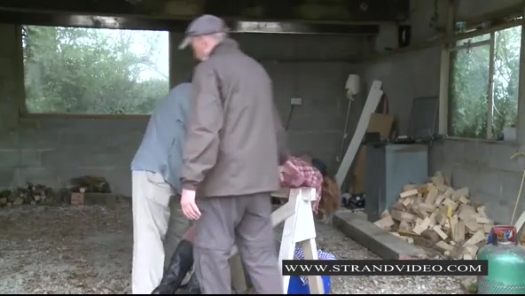 Punished In The Wood Shed