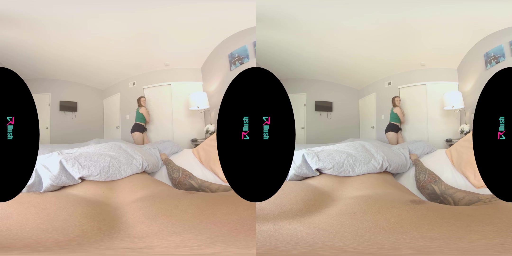 VRHUSH Fucking your roommates girlfriend Febby Twigs