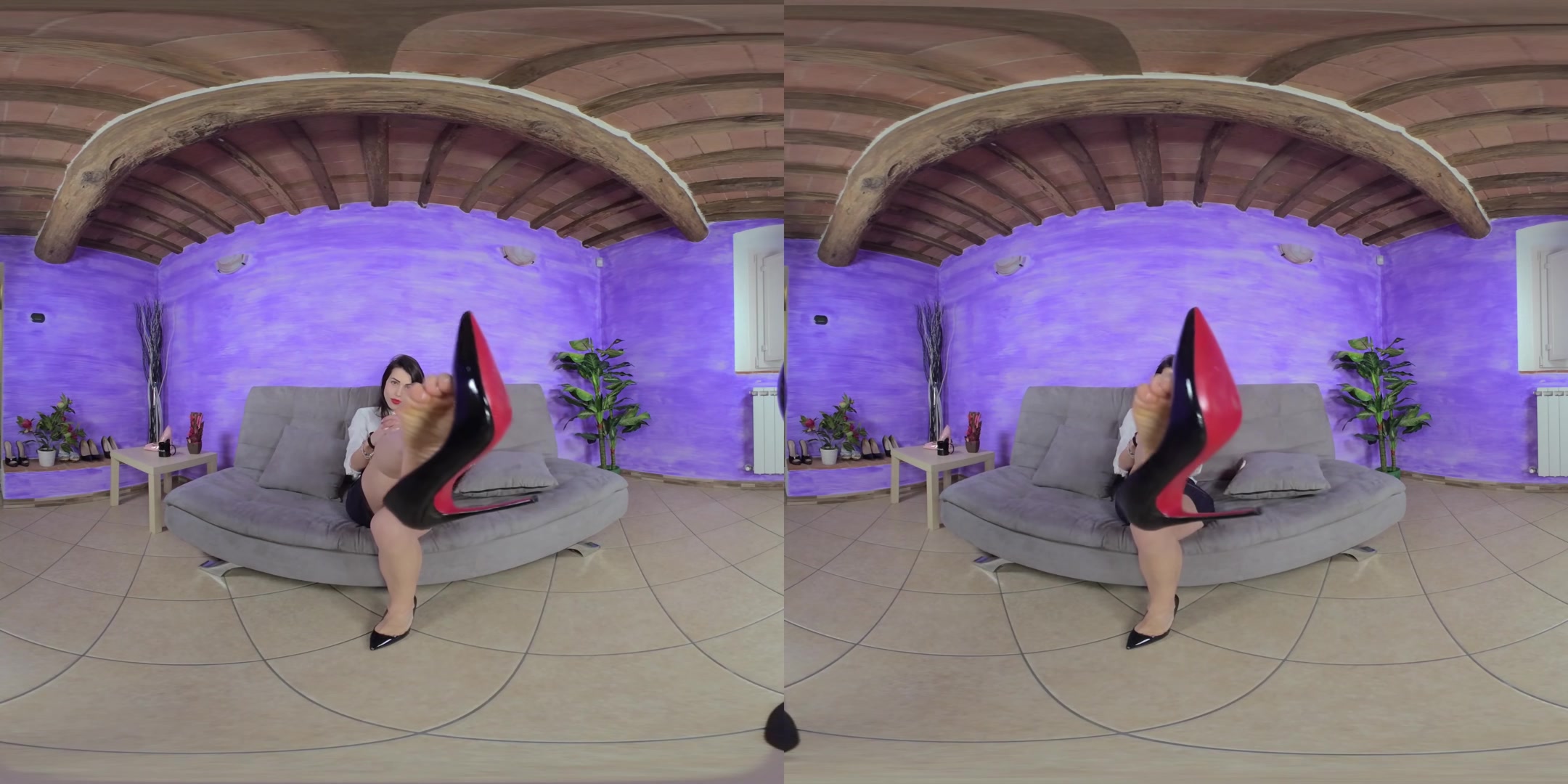 Jaw-droppingly Sexy Petra Gives You The Hottest Foot Tease (No talking) - VRFootFetish