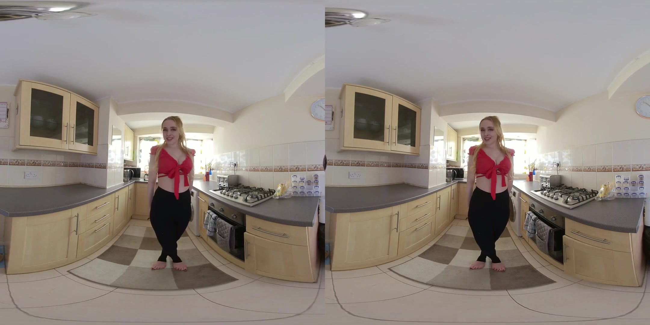 Can't Pay The Rent - Amateur Blonde Blowjob and Stripping