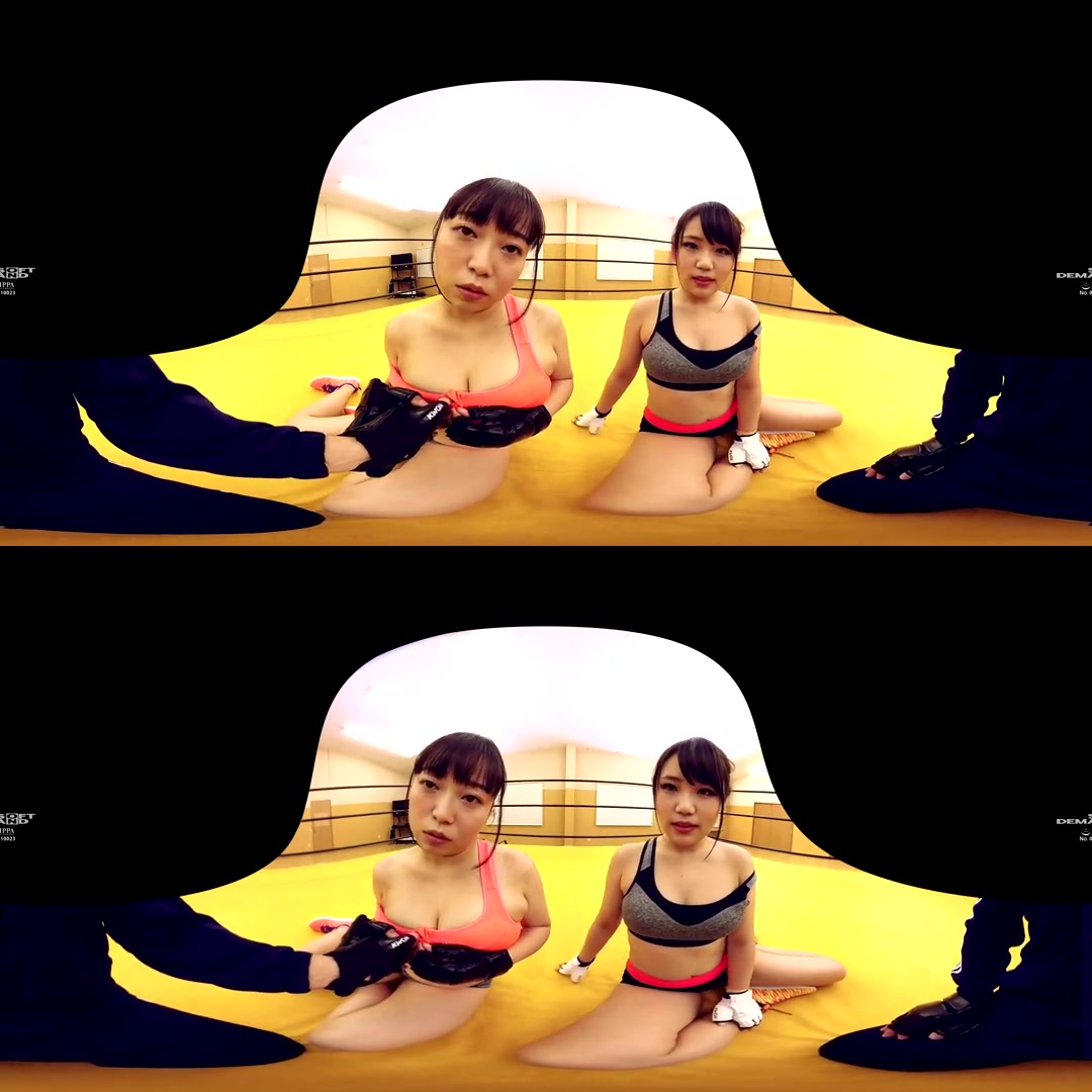 Yuka Asami, Rika Mochida Leg-Stretching, Tit-Shaking Sparring at the Gym 2 - SexLikeReal