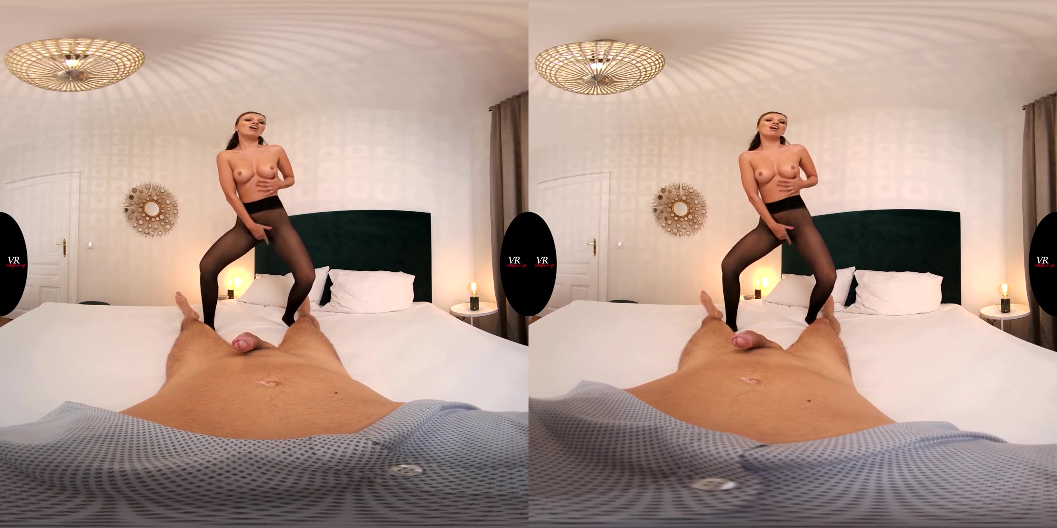 Sensual Blowjob - Pantyhose Blowjob Handjob - SexLikeReal